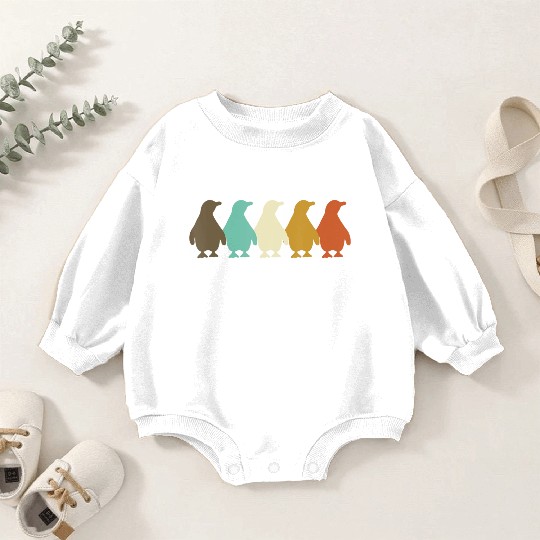 Penguin Animal Lover Zookeeper Baby Romper Sweatshirts