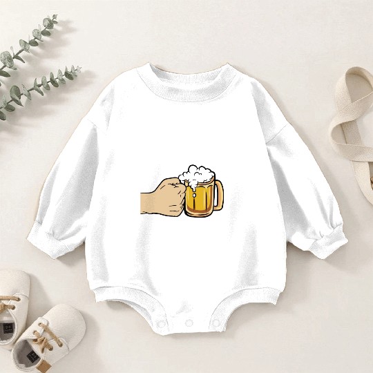 Best Beer Friends Forever Funny Alcohol Buddy Baby Romper Sweatshirts