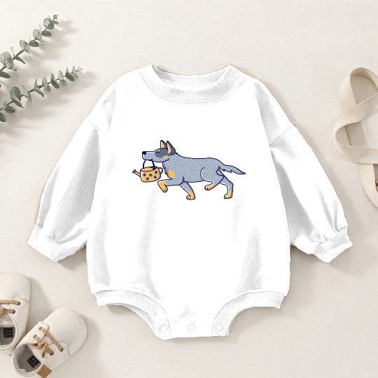 Gardener Blue Heeler Baby Romper Sweatshirts