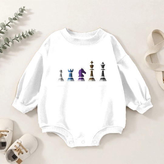 Bjj Brazilian Jiu Jitsu Chess Belt Fighter Mma Baby Romper Sweatshirts