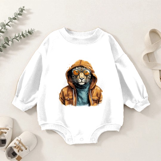 Street Style African Leopard | Leopard Lovers Baby Romper Sweatshirts