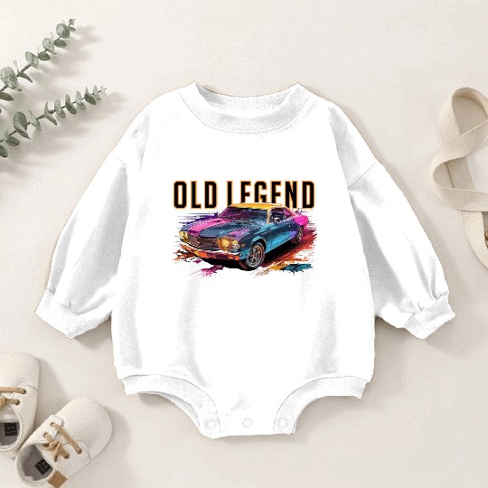 Muscle Car Baby Romper Sweatshirts