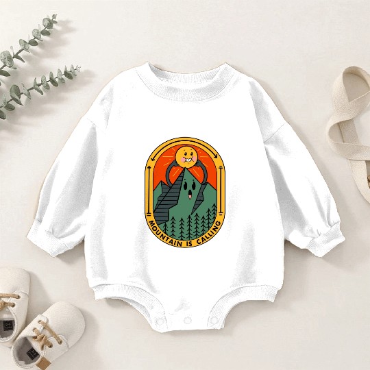 Mountain Is Calling Baby Romper Sweatshirts