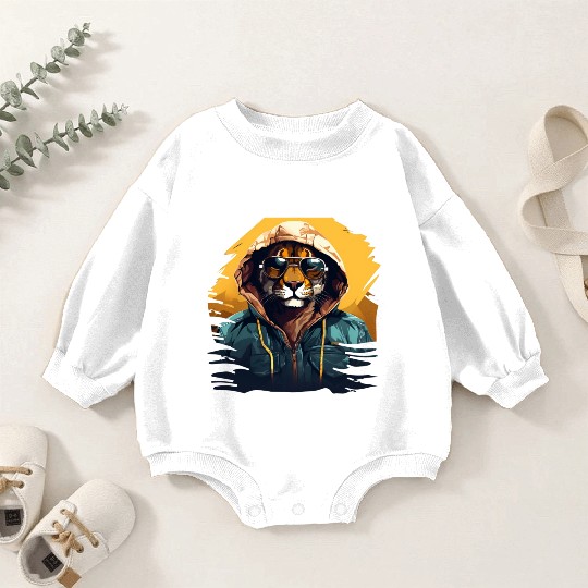 Mountain Lion Street Style | Mountain Lion Lovers Baby Romper Sweatshirts
