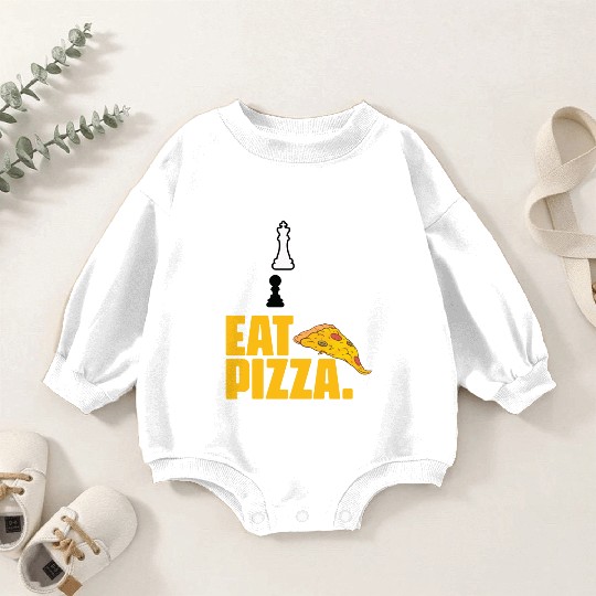 Funny Board Game Grandmaster For A Pizza Lover Baby Romper Sweatshirts