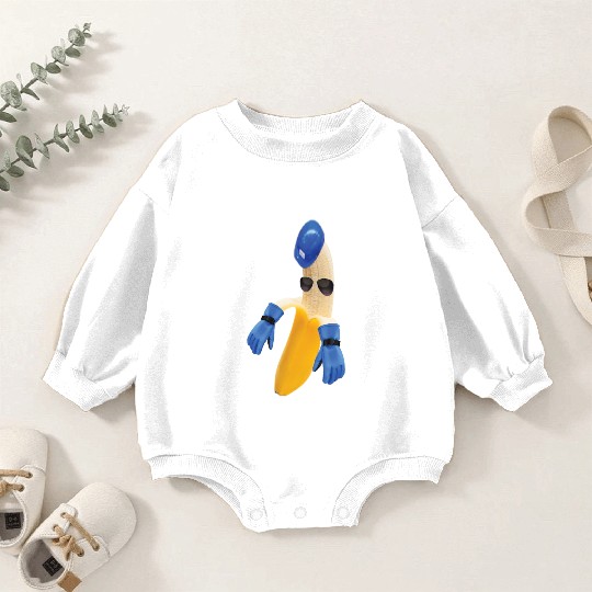 Engineering Banana // Prowess with fruity charm Baby Romper Sweatshirts