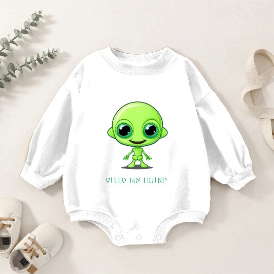 Cute alien Baby Romper Sweatshirts