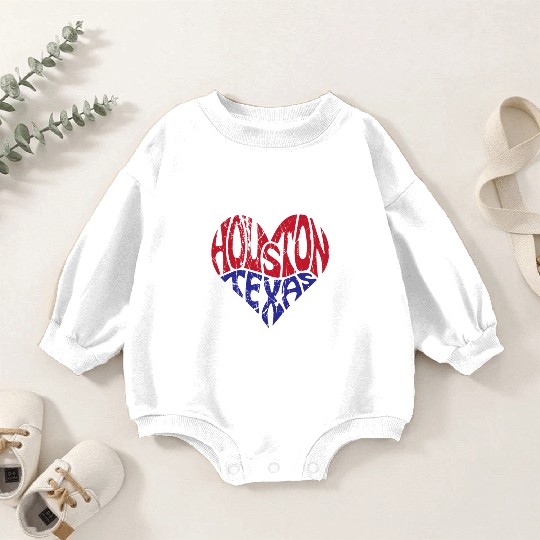 Houston Texas Pride Embrace the Spirit Baby Romper Sweatshirts