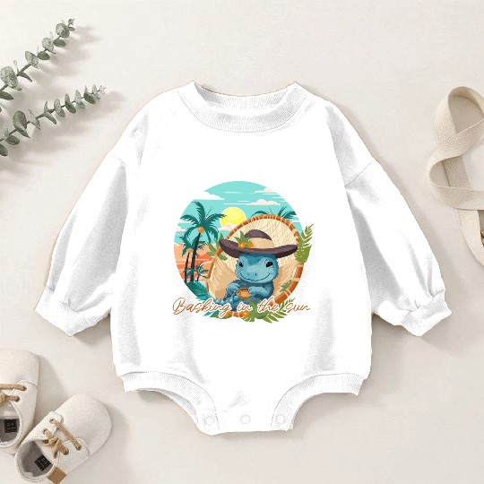 Basking In The Sun Baby Romper Sweatshirts