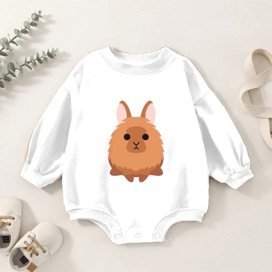 Lion Head Bunny Breeds Baby Romper Sweatshirts
