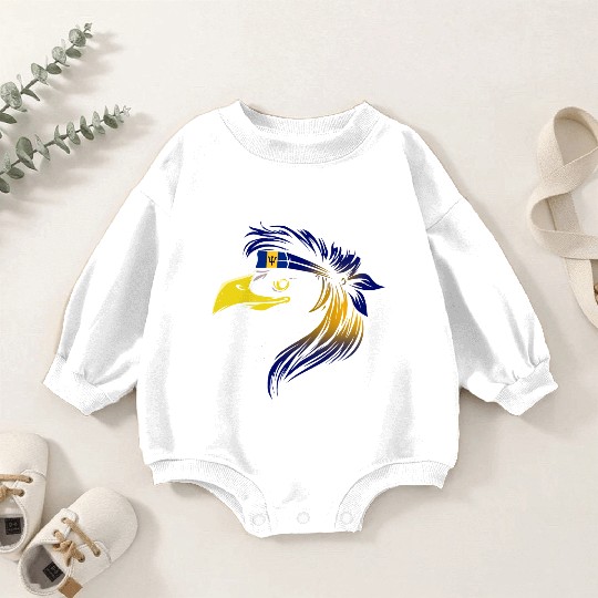 Barbados Baby Romper Sweatshirts