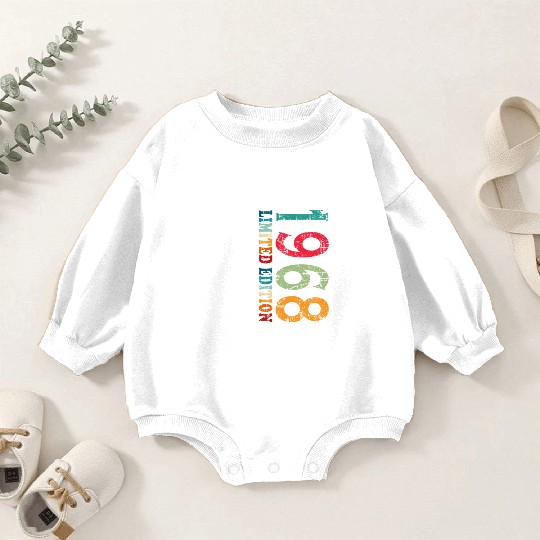 august 1968 Anniversary august 1968 august Baby Romper Sweatshirts