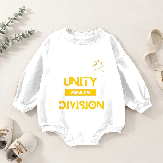 Unity Beats Division Unisex Short Sleeve Baby Romper Sweatshirts