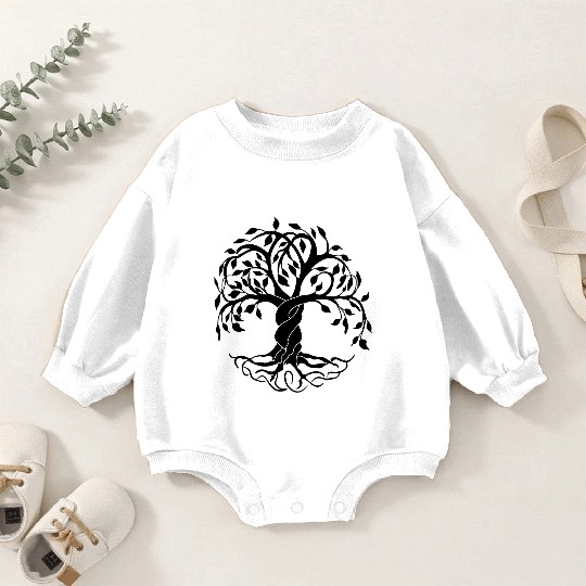 Yggdrasil the tree of life Baby Romper Sweatshirts