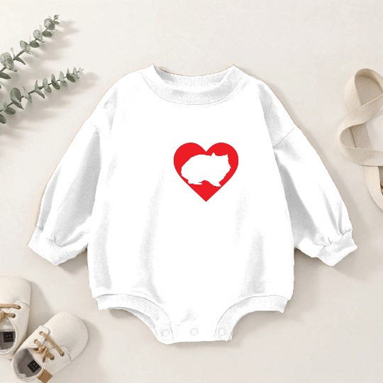 Wombat Love Baby Romper Sweatshirts