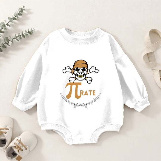 Marh Pi Day Funny Pirate Funny Pi Day Baby Romper Sweatshirts