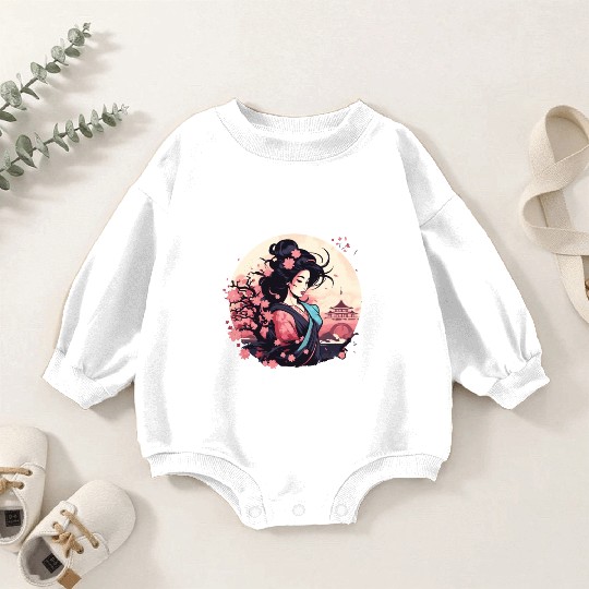 Geisha of Japan Baby Romper Sweatshirts