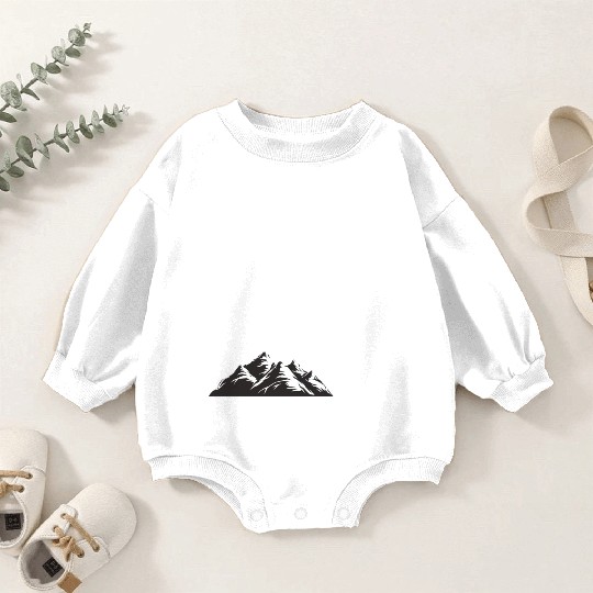BORN TO BE WILD Baby Romper Sweatshirts