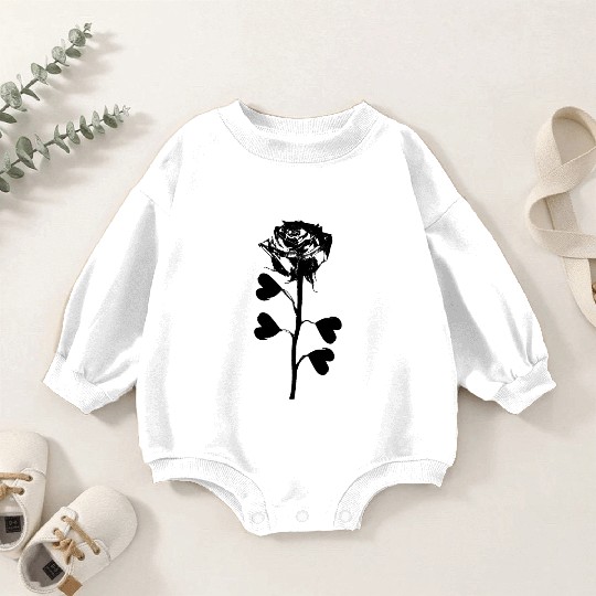 Lotus black Baby Romper Sweatshirts