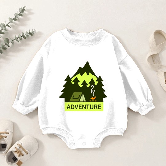 Keep It Simple (Adventure) Baby Romper Sweatshirts