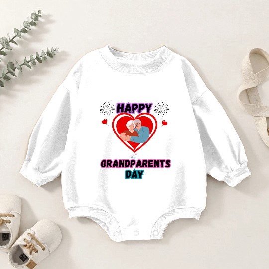 Happy Grandparents Day Baby Romper Sweatshirts
