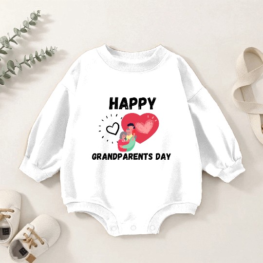 Happy Grandparents Day Baby Romper Sweatshirts