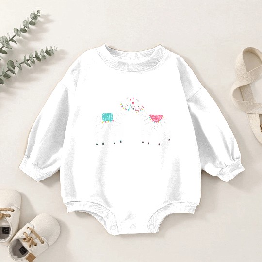 Llama Summer Wedding Anniversary Enet Baby Romper Sweatshirts