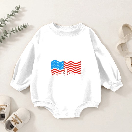 911 in loving memory Baby Romper Sweatshirts