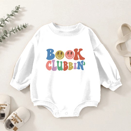 Book Clubin Librarian Literature Lover Book Nerd Baby Romper Sweatshirts