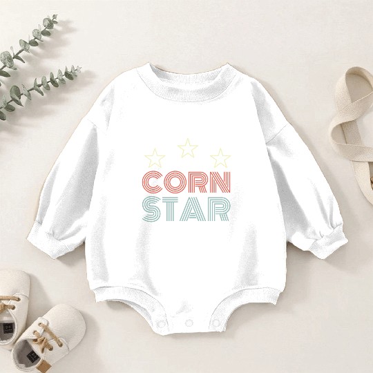 Corn Star Baby Romper Sweatshirts