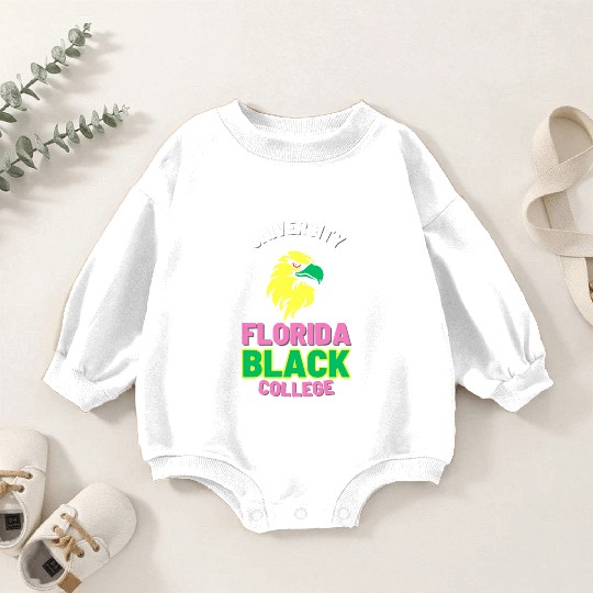 University Florida Black College (Night Eagles Ed) Baby Romper Sweatshirts