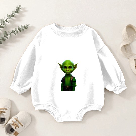 Green Goblin Rascal Embrace the Mischief Baby Romper Sweatshirts