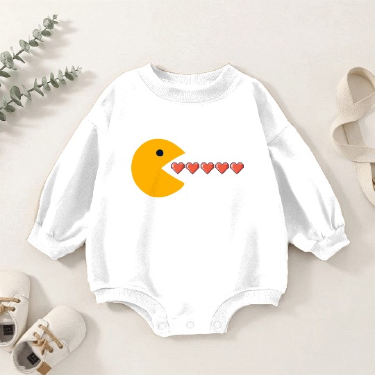 Yellow Ball Game Baby Romper Sweatshirts