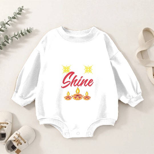 Happy Diwali Diwali Festival Indian Hindu Hinduism Baby Romper Sweatshirts