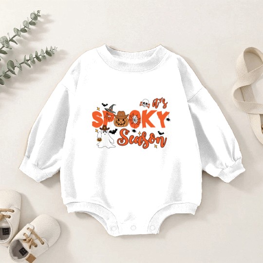 ITS SPOOKY SEASON Baby Romper Sweatshirts