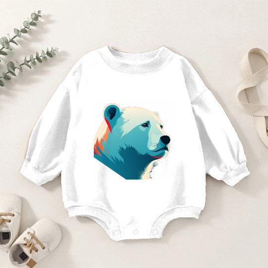 Polar Bear Baby Romper Sweatshirts