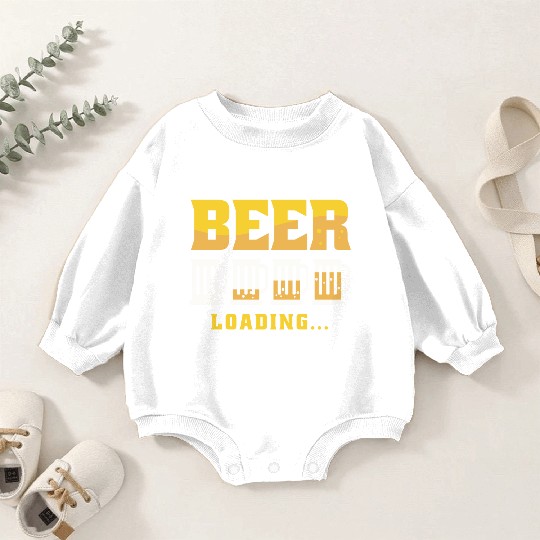Beer loading Baby Romper Sweatshirts