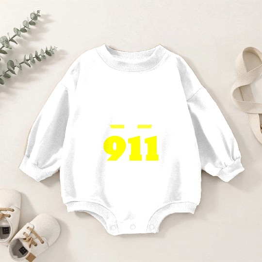 911 Is My Work Number Dispatcher Emergency Baby Romper Sweatshirts