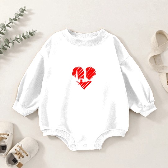 Tokyo Skyline Heartbeat Japanese Heart Love Tokyo Baby Romper Sweatshirts