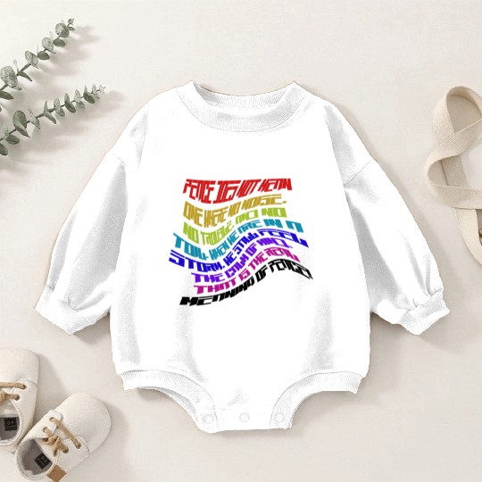 Peaceful Baby Romper Sweatshirts