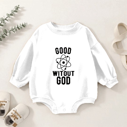 Atheist Atheism Anti Religion Securalism God Sucks Baby Romper Sweatshirts