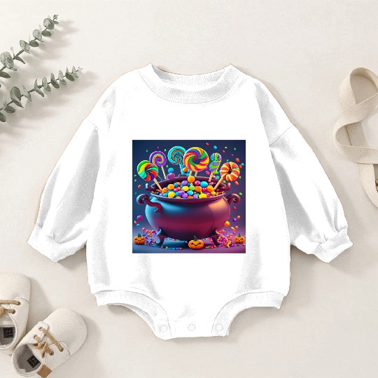 Sweets Halloween Baby Romper Sweatshirts