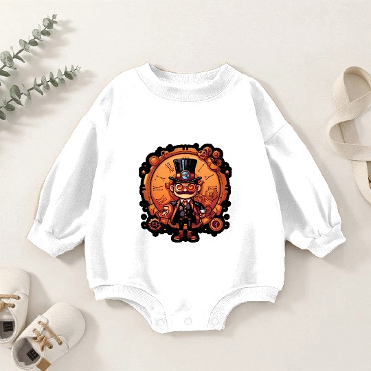 Steampunk Streetwear Baby Romper Sweatshirts