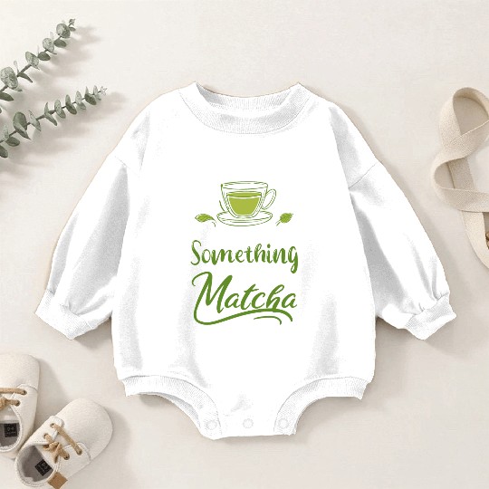 Green Tea Lover Japanese Matcha Latte Drink Matcha Baby Romper Sweatshirts
