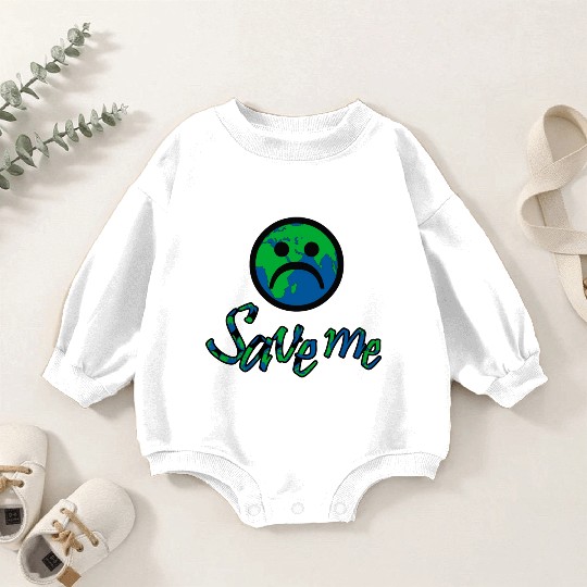 Save The Planet Baby Romper Sweatshirts
