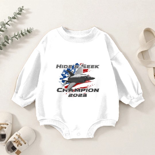 F-35 Hide and Seek Champion Baby Romper Sweatshirts