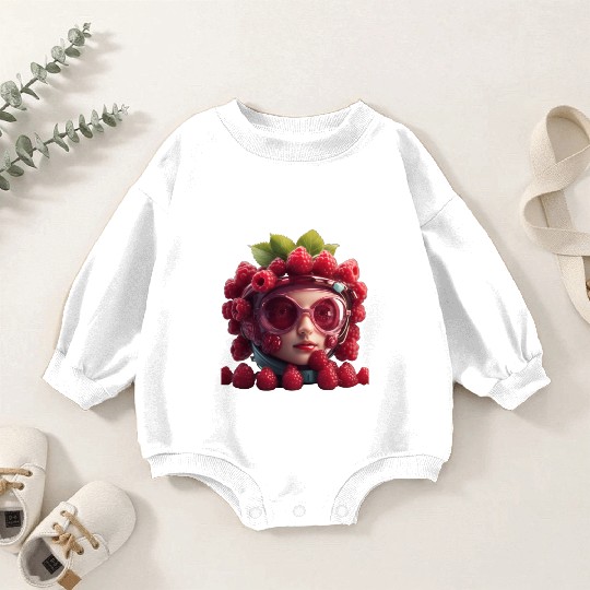 RASPBERRY Baby Romper Sweatshirts
