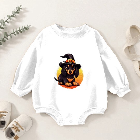 Trick or Treat Pawty: Dog Halloween Squad Baby Romper Sweatshirts