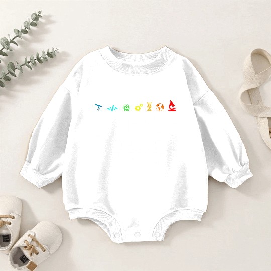Science is not a liberal conspiracy Baby Romper Sweatshirts