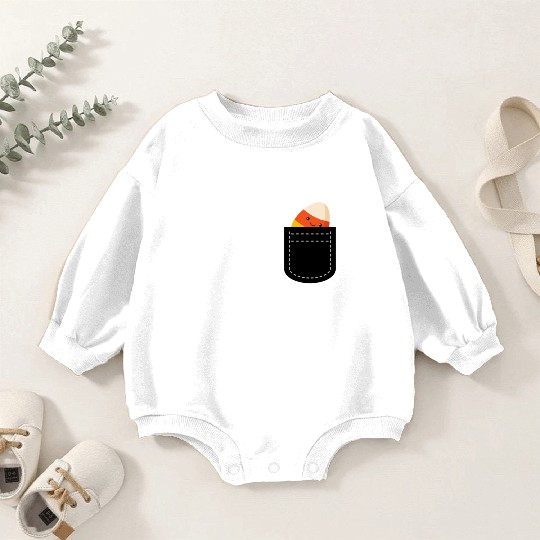 Cool Candy Corn For Men Women Pocket Candy Corn Baby Romper Sweatshirts